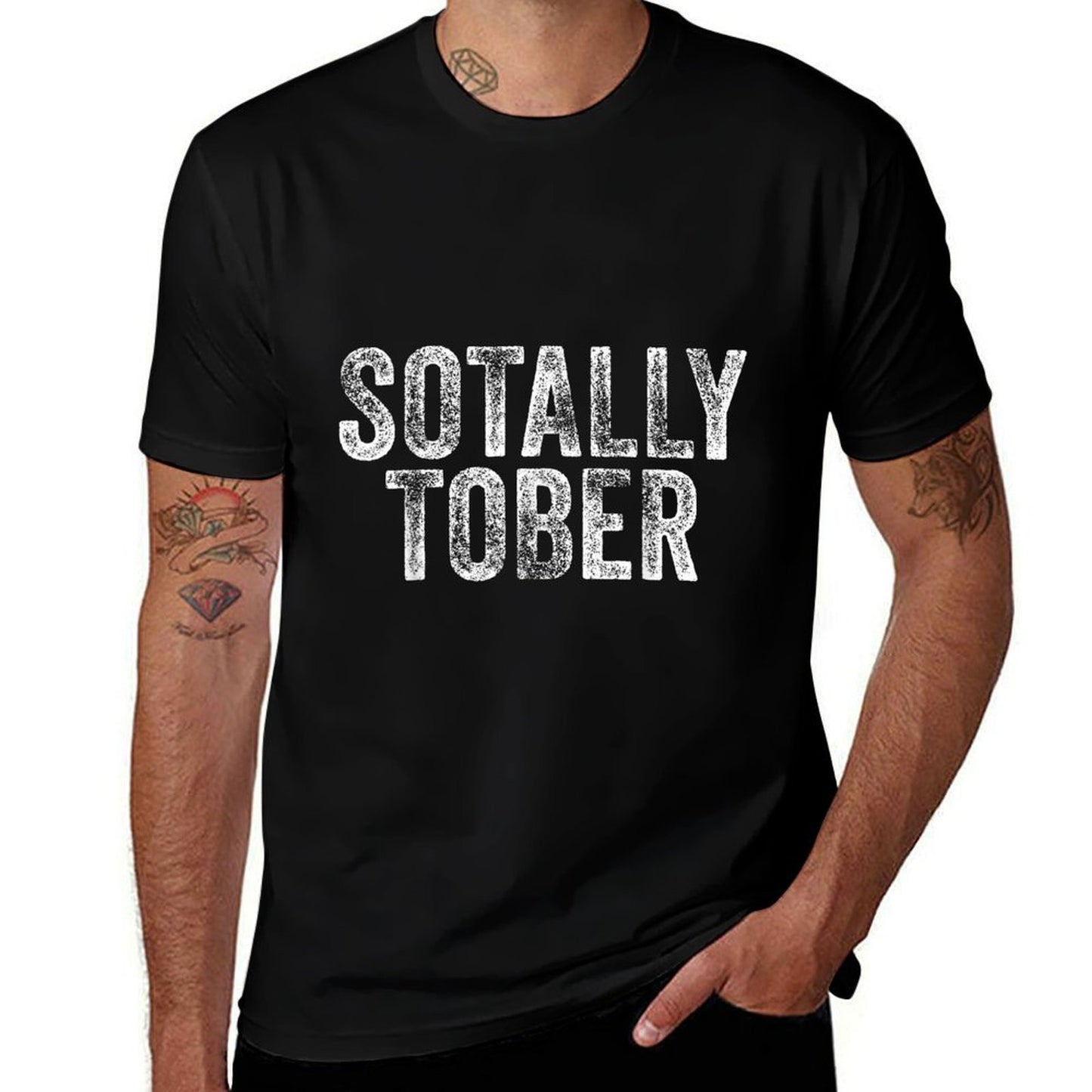 SOTALLY TOBER Funny Beer Drinking Alcohol College Gag Gift Versatile T-Shirt