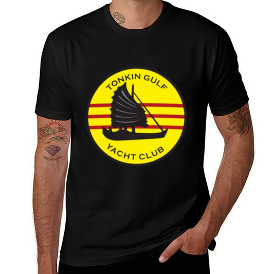 TONKIN GULF YACHT CLUB VIETNAM VETRAN  Heathered Texture T-Shirt