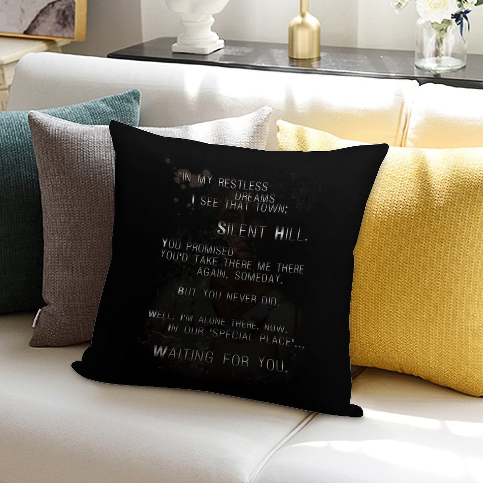 Silent Hill - Mary's Letter Soft Anti-Pilling Throw Pillow
