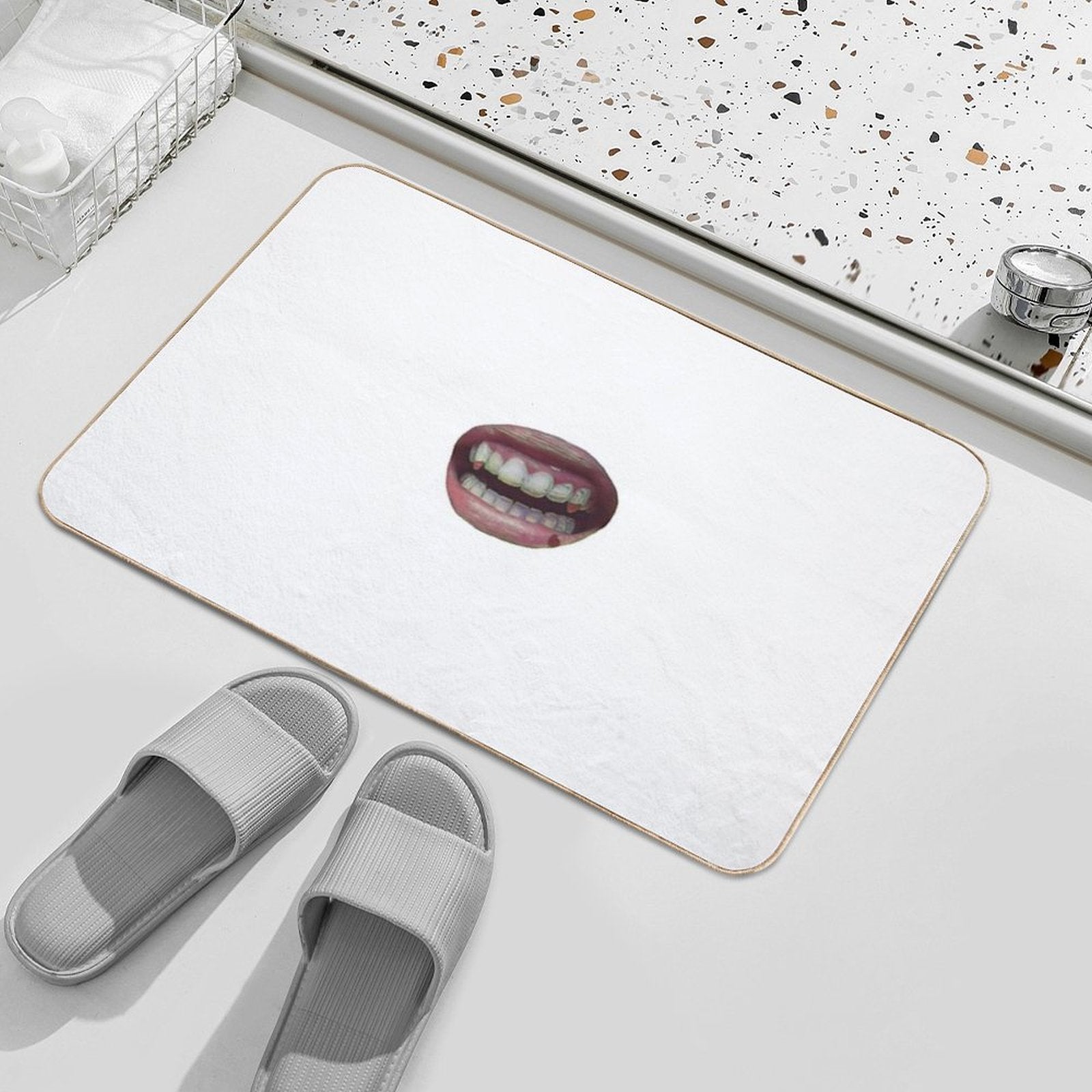 A Bite of Glitter  Versatile Bath Mat