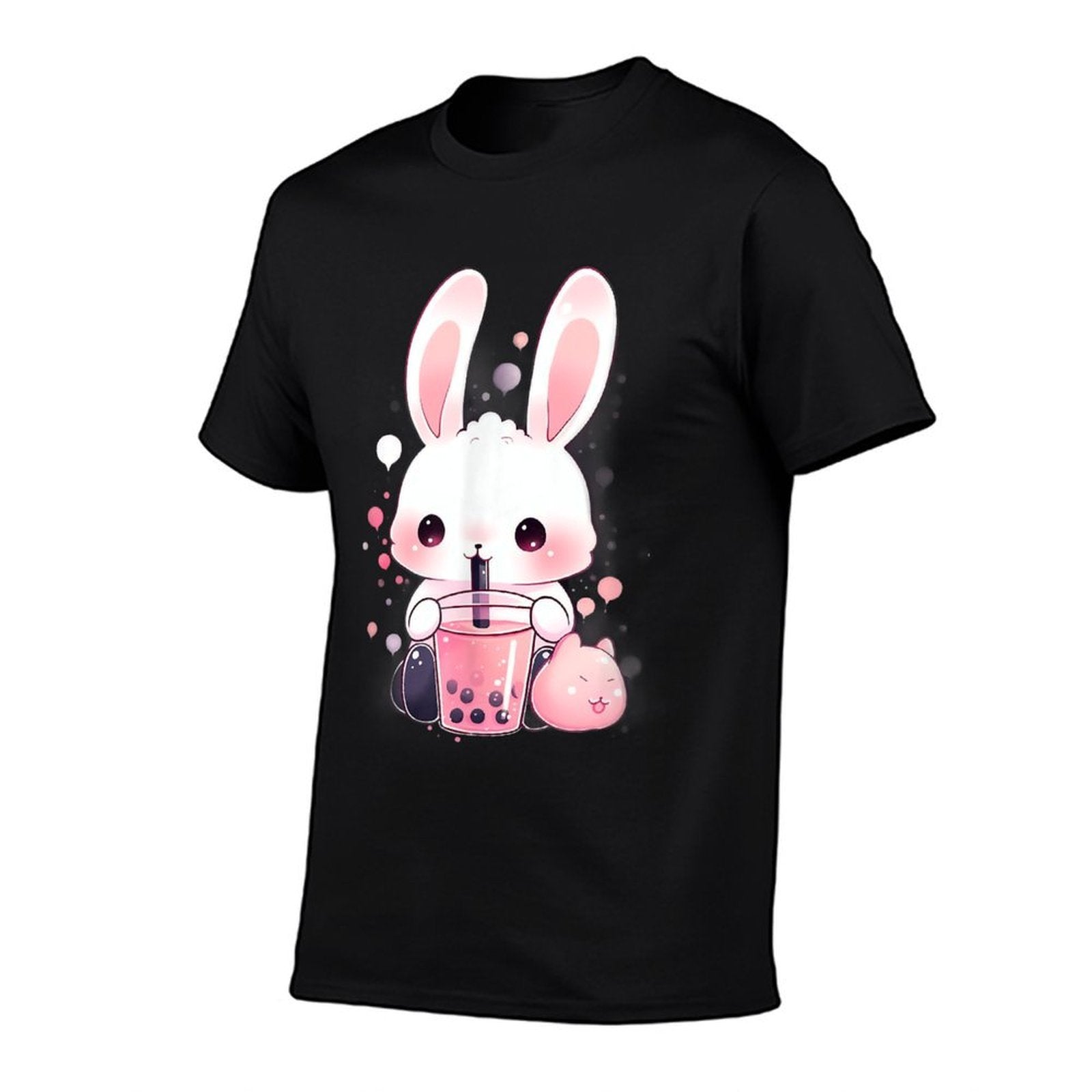 Bunny Boba Tea Bubble Tea Anime Kawaii  Easy-care T-Shirt