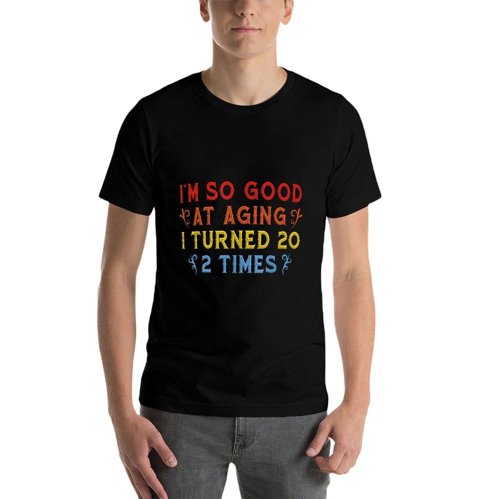 Vintage 40 Years Old 1980 B Day Gift Funny 40th Birthday  Slim-fit Cut T-Shirt