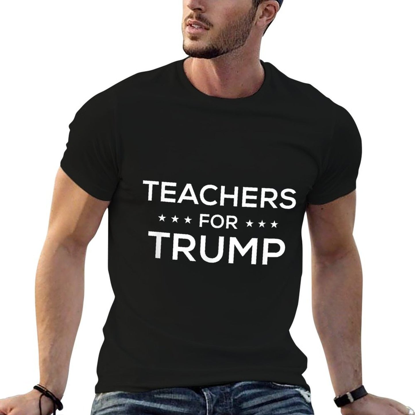 Teachers For Trump President Trump High-quality Stitching T-Shirt