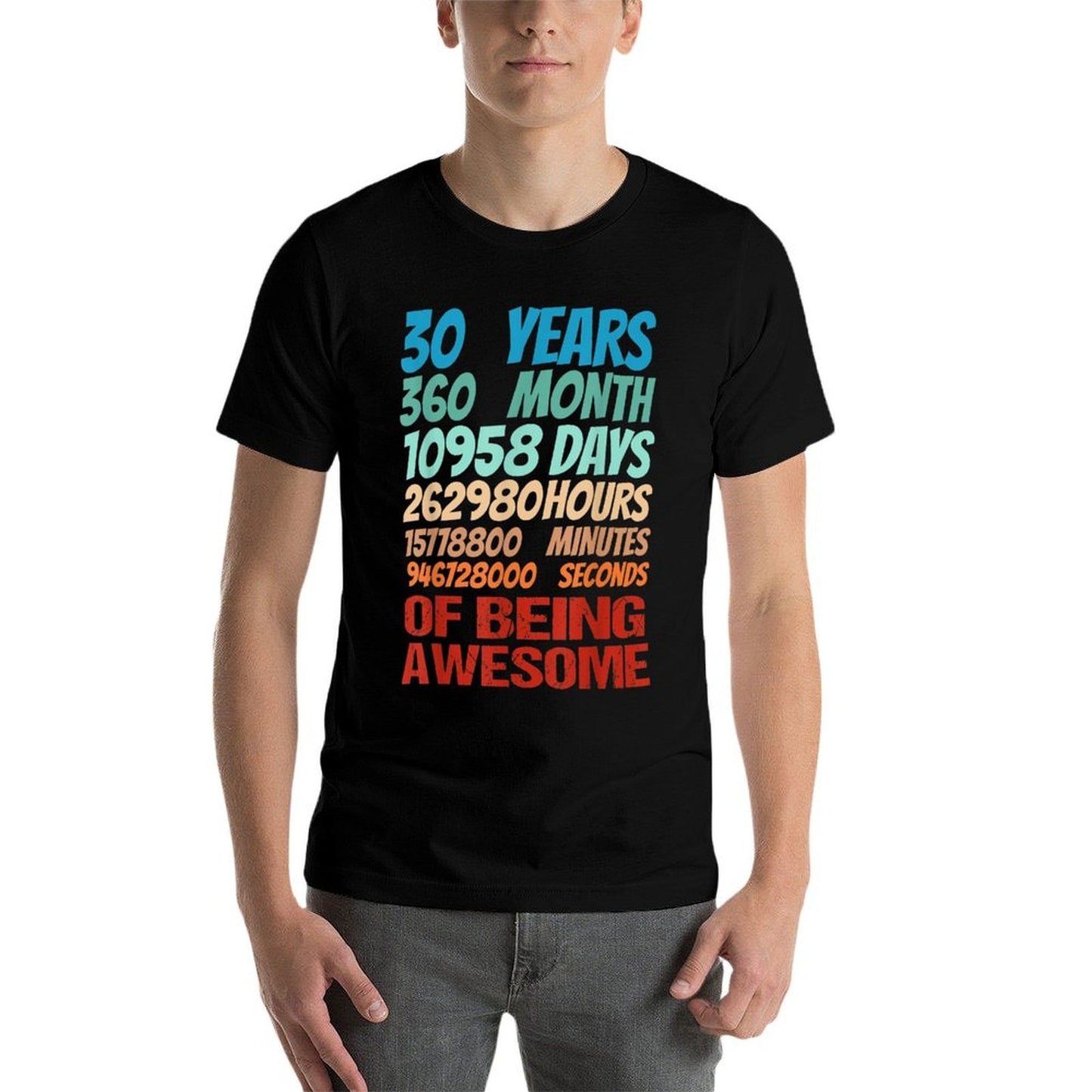 30 Years Old 30th Birthday Women Men 30th Birthday  Lightweight T-Shirt