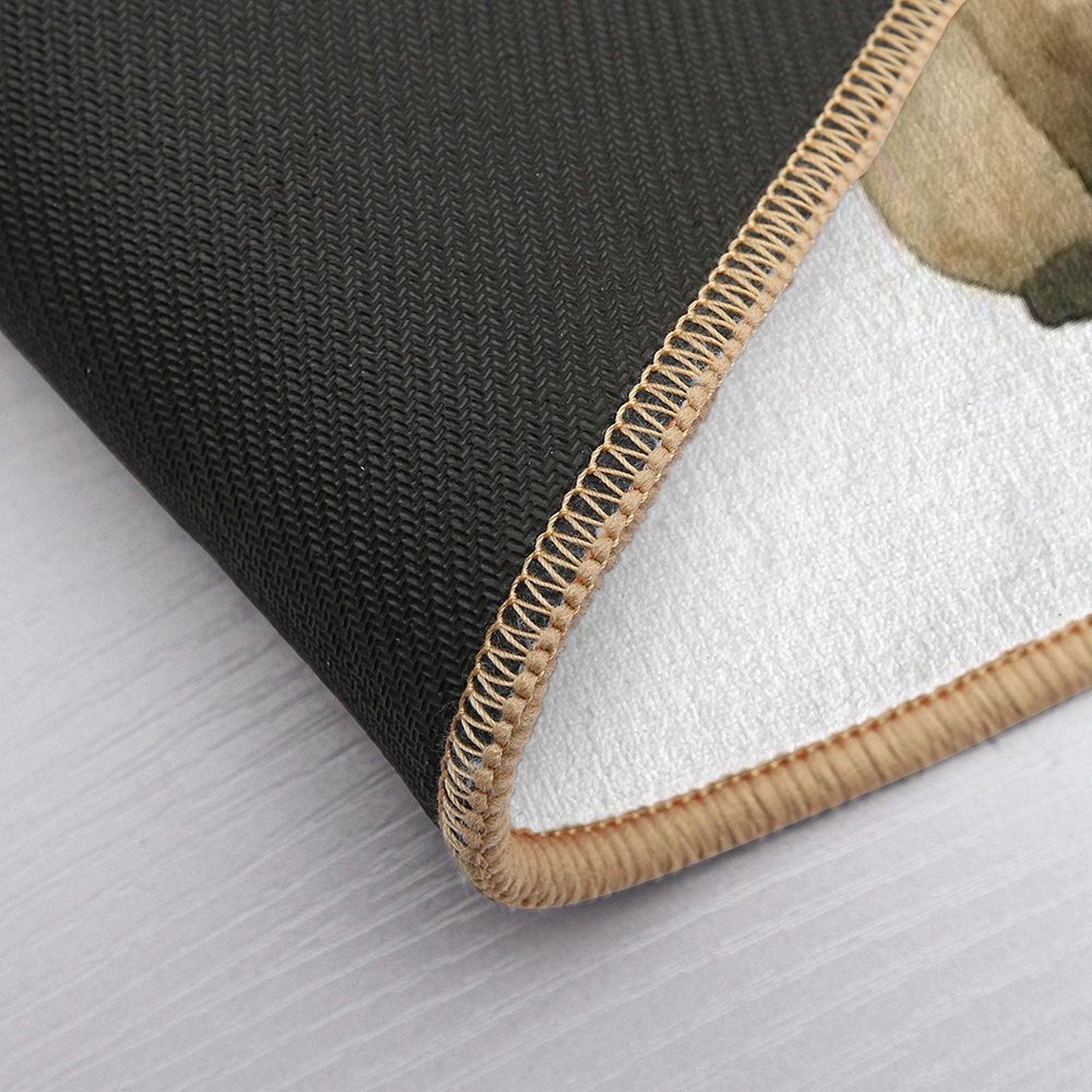 Sweet Dreams – Grumpy Siamese Cat Humor Design  Anti-Trip Bath Mat