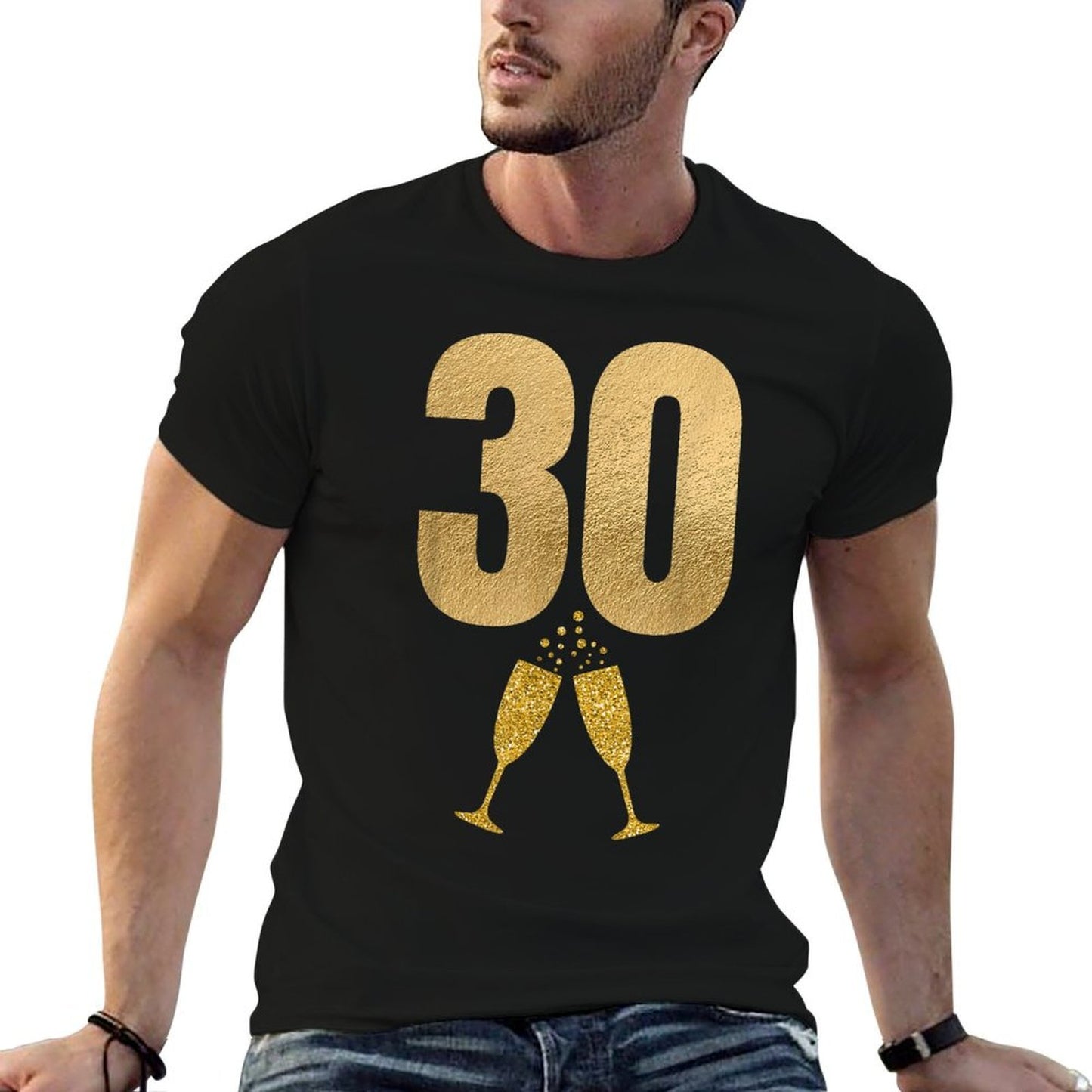 30th Birthday Girly Dirty Thirty 30 T  Wrinkle-resistant T-Shirt