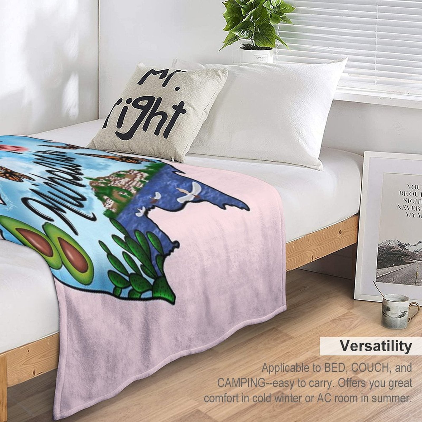 Michoacán Anti-pilling Throw Blanket