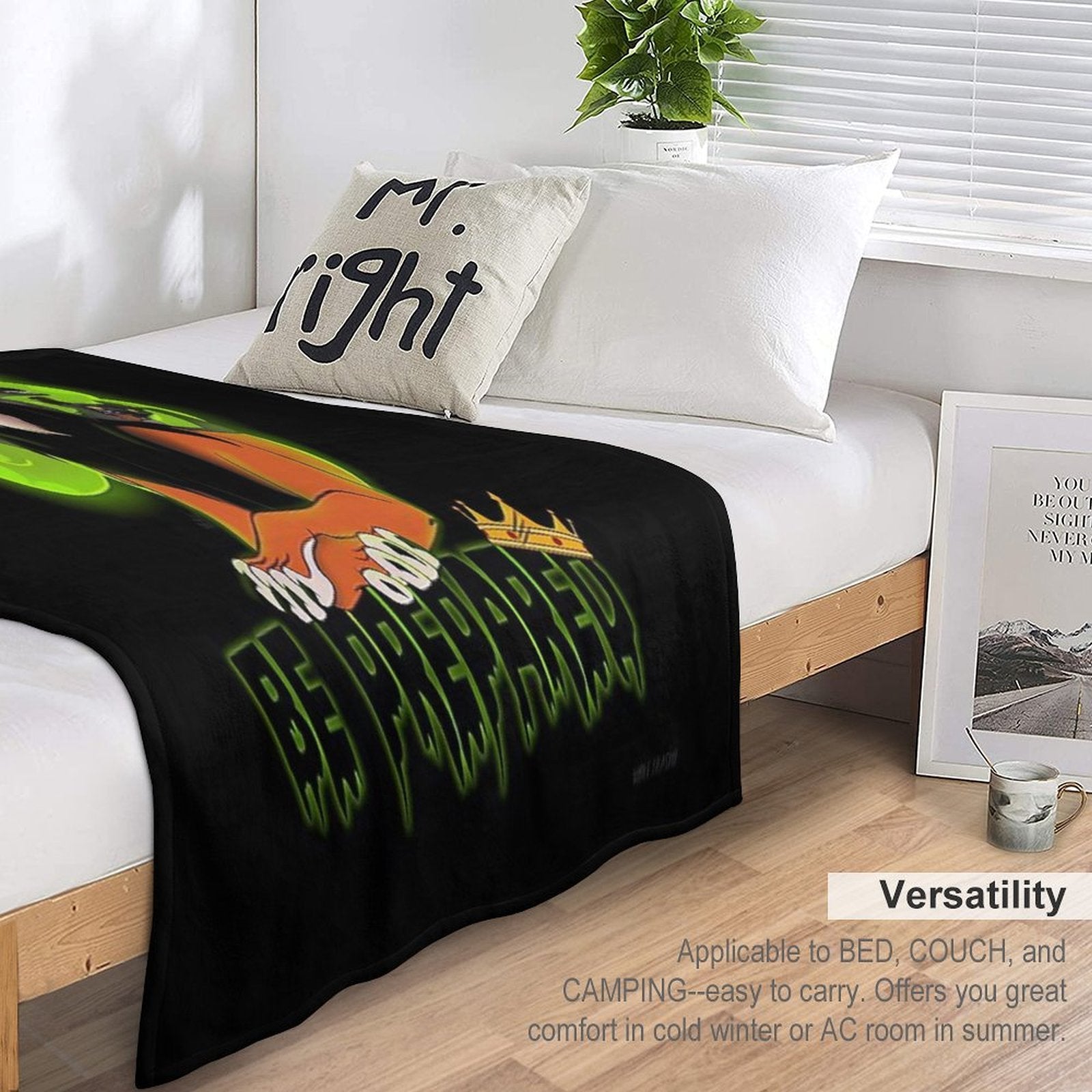 Scar Poster Easy Care Throw Blanket