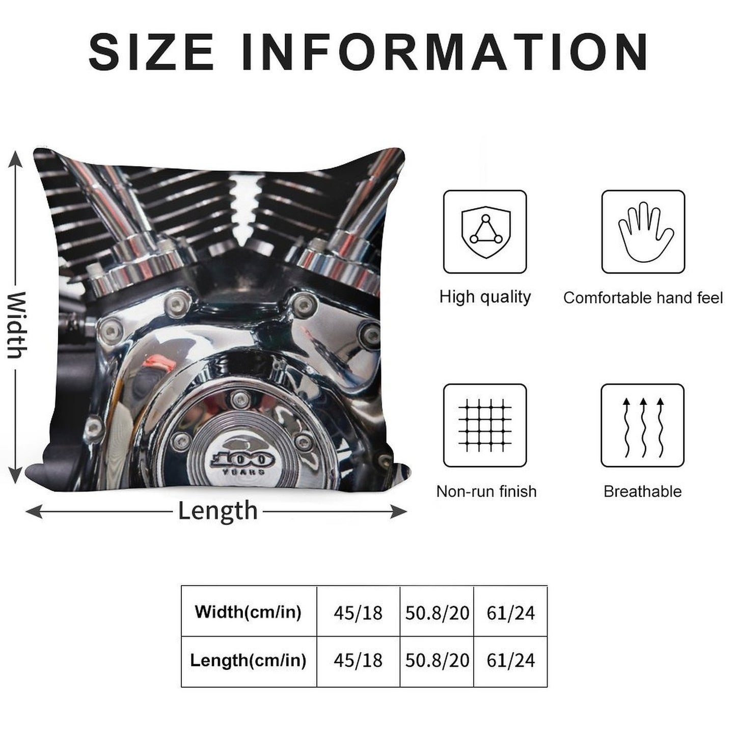 The Engine Soft Shrink-Resistant Throw Pillow