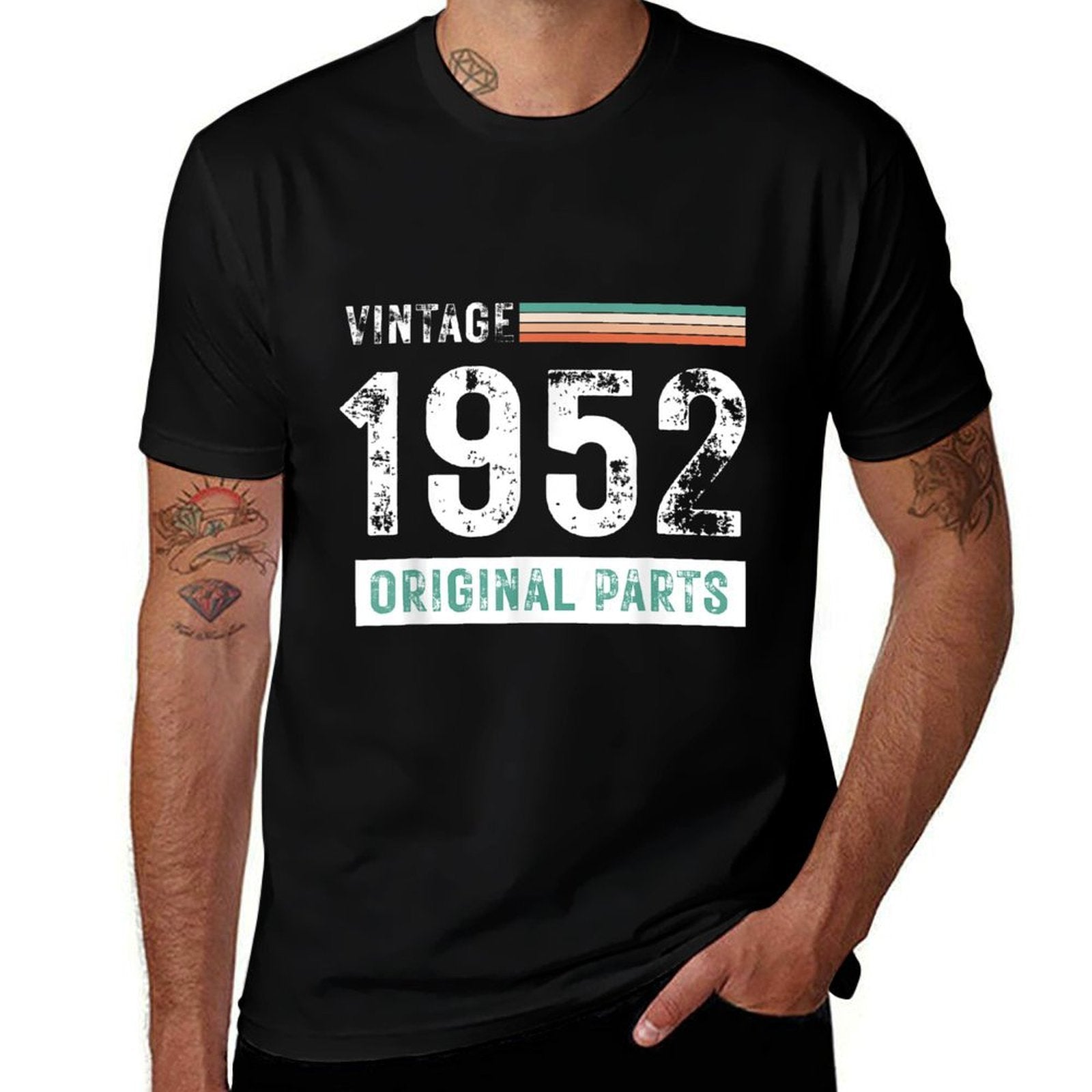 70th Birthday Original Parts 70 Years Old Bday  Affordable Price T-Shirt
