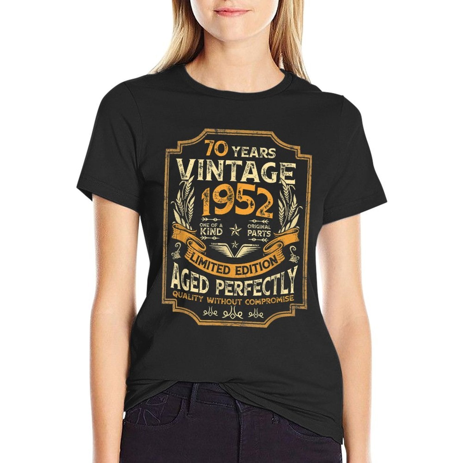 70 Year Old Vintage 1952 70th Birthday  Vintage-inspired T-Shirt