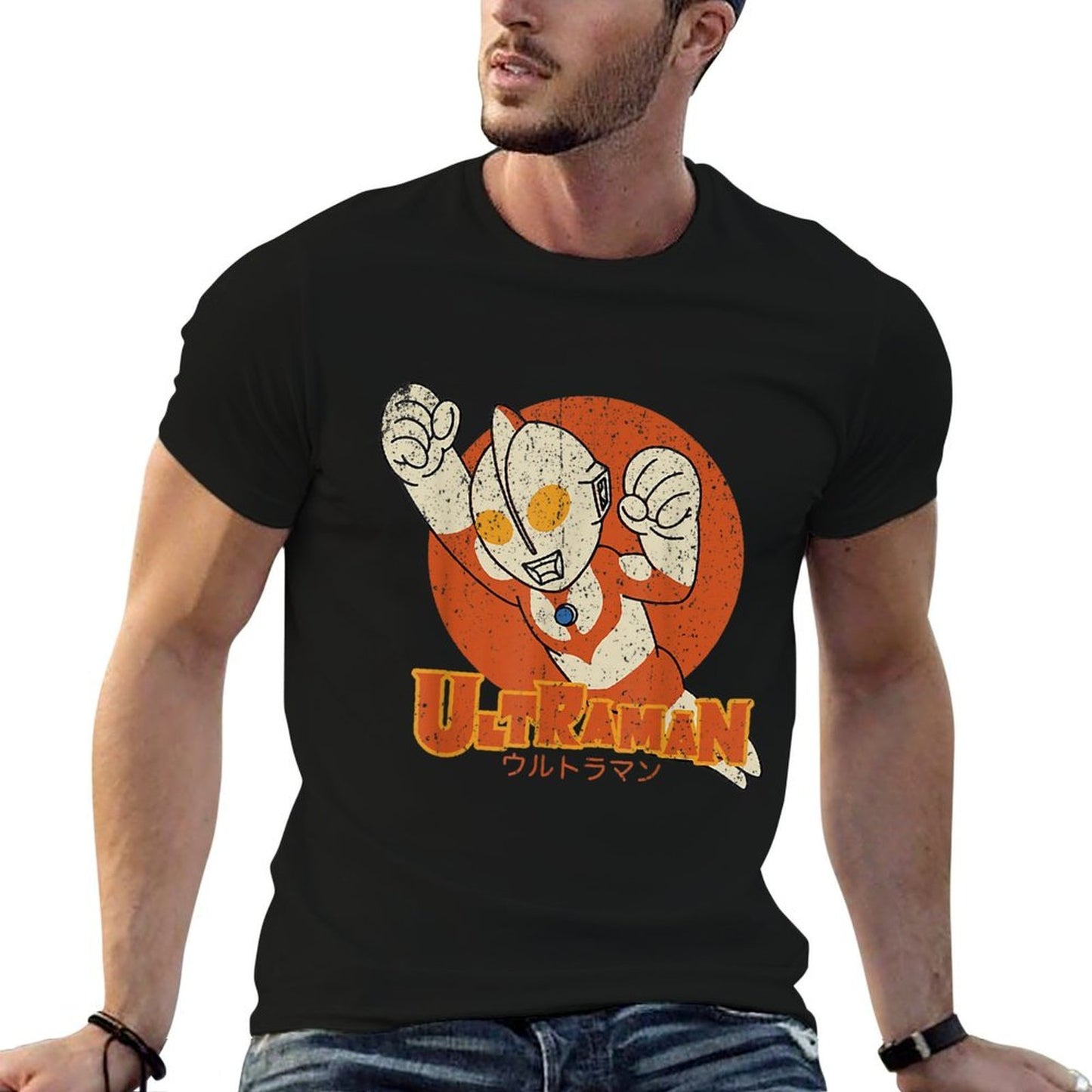 Vintage Kawaii Ultraman Cotton T-Shirt