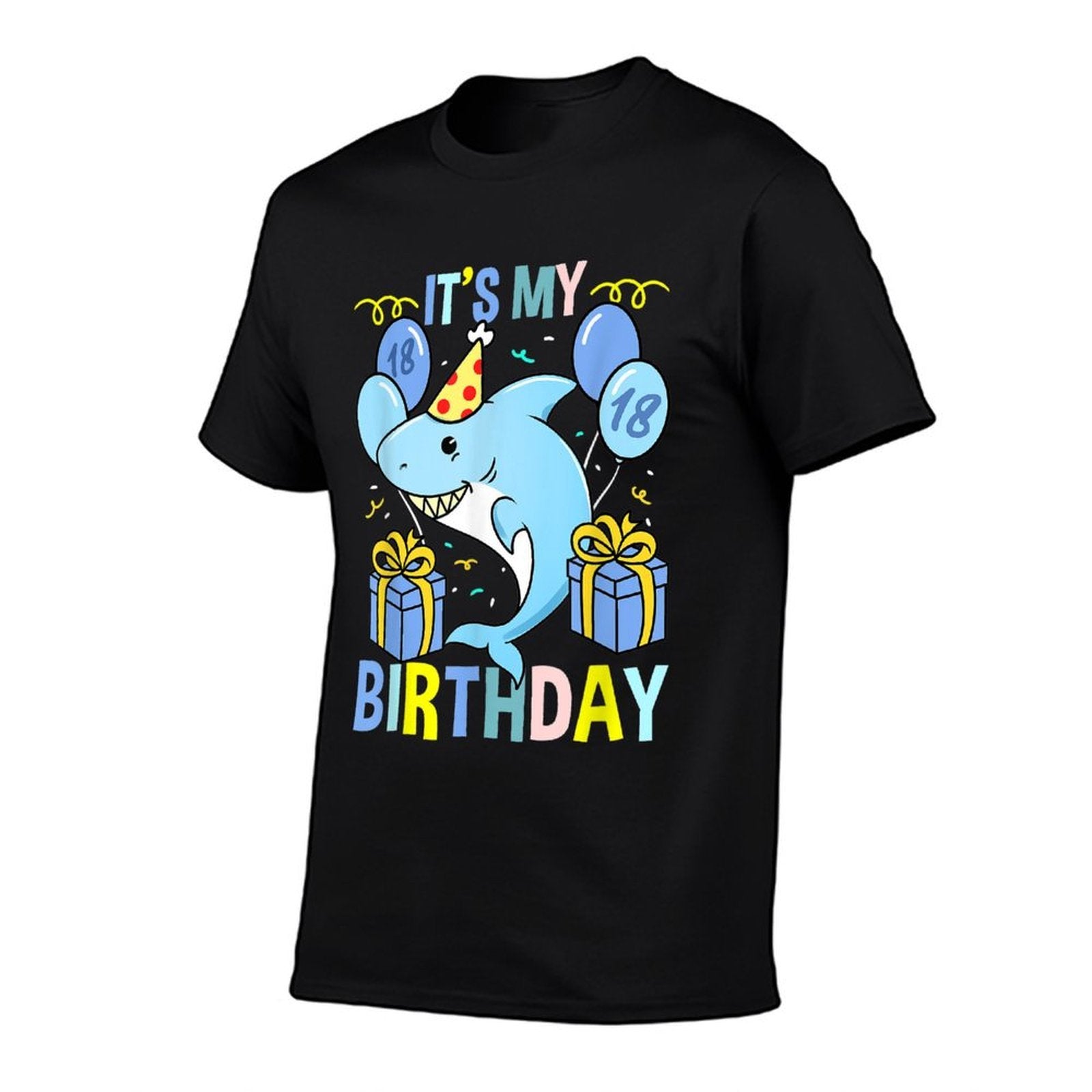 Shark Its My 18th Birthday  Breathable T-Shirt