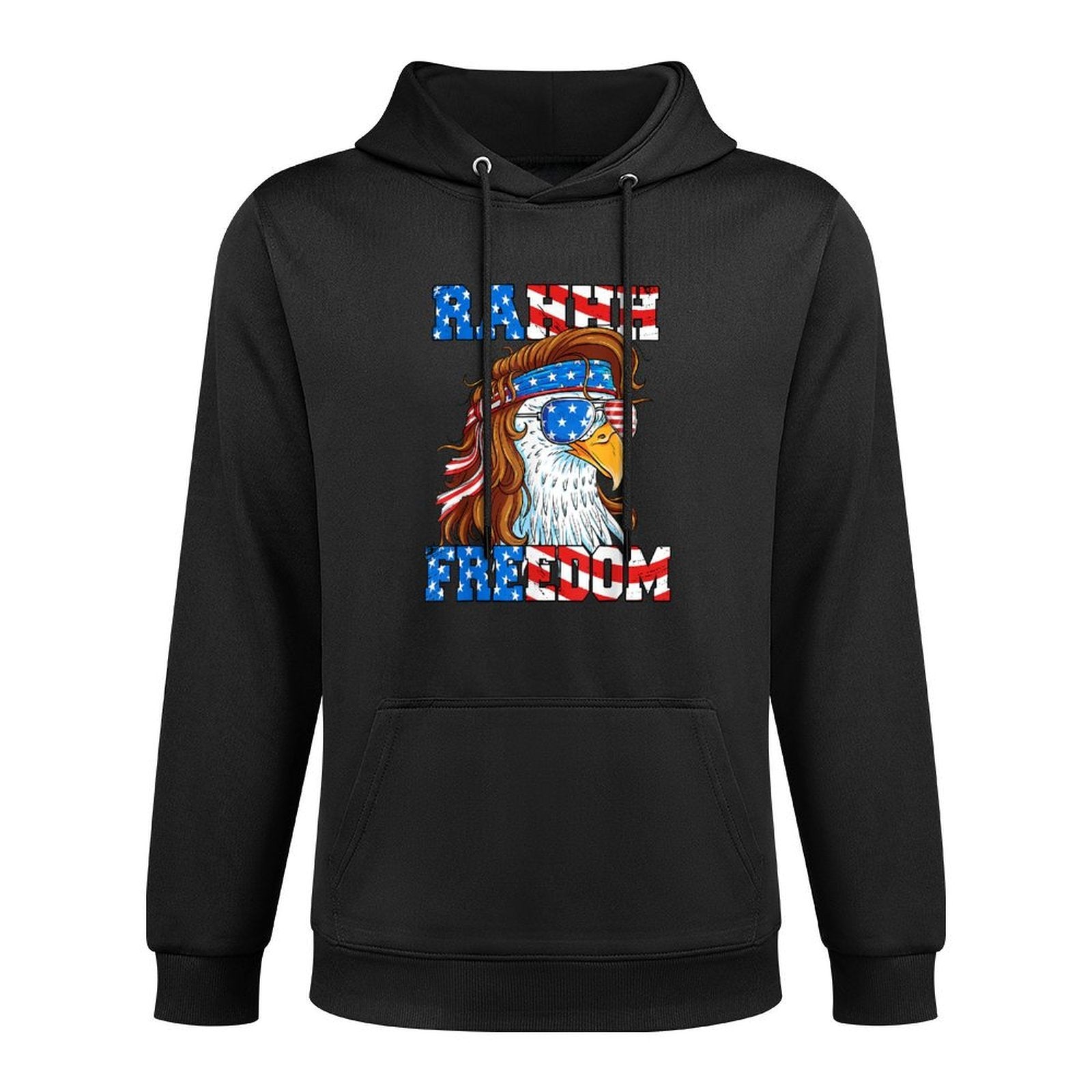 Rahhh Freedom Eagle 4th of July American Usa Meme Unisex Design Hoodie