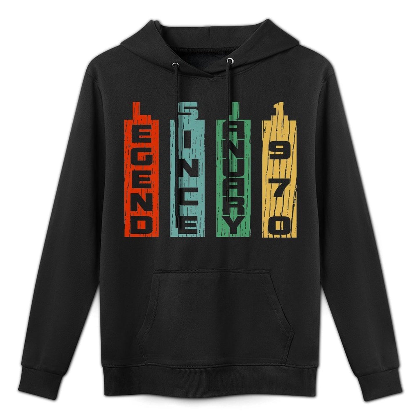 Vintage Legend 50 Years Old 50th Birthday Born January 1970 Premium Customizable Surface Hoodie