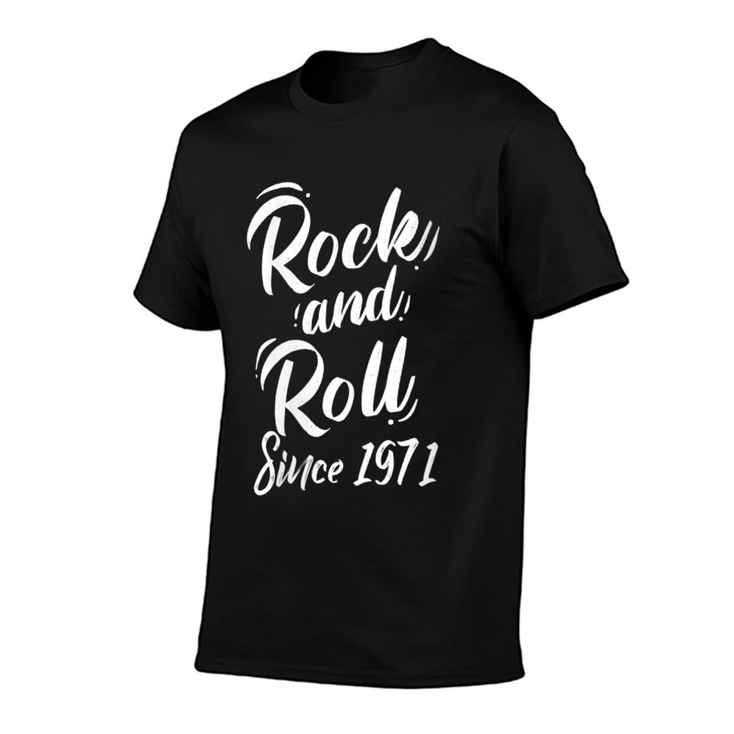 Womens Vintage Look Rock And Roll Since 1971 50th Birthday 50Yo Gag Odor-resistant T-Shirt