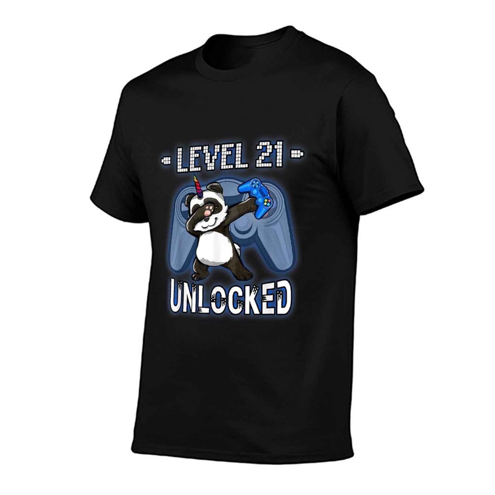 Level 21 Unlocked - Dabbing Pandicorn Gamer 21st Birthday  Breathable T-Shirt