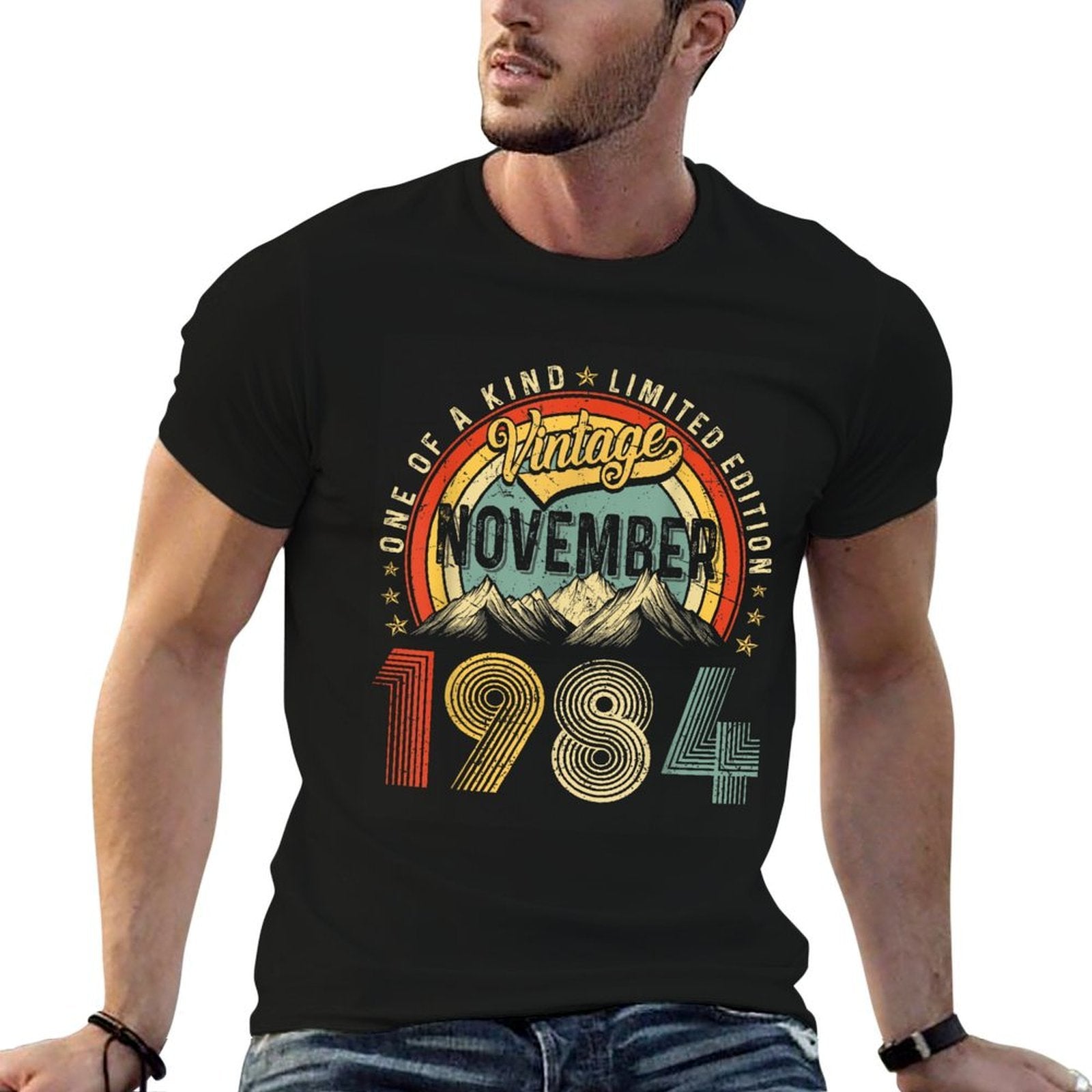 Vintage 40th Birthday Gift Vintage November 1984 Men Women  Affordable Price T-Shirt