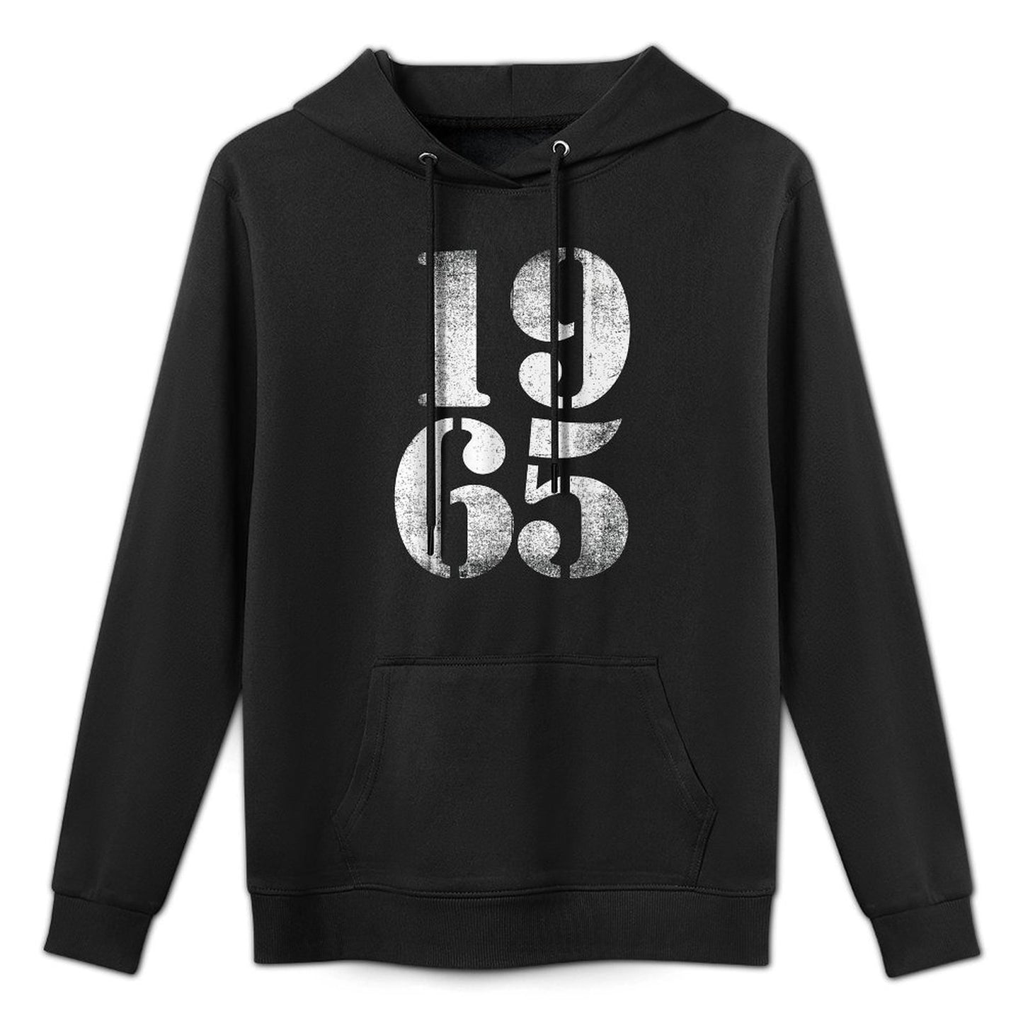 1965 Birth Year, Vintage Distressed Retro Birthday Casual Wear Hoodie