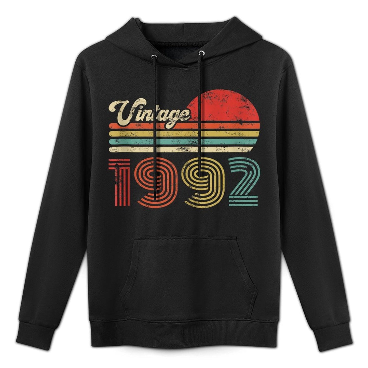33 Year Old Birthday Vintage 1992 33rd Birthday Shrink-Resistant Hoodie