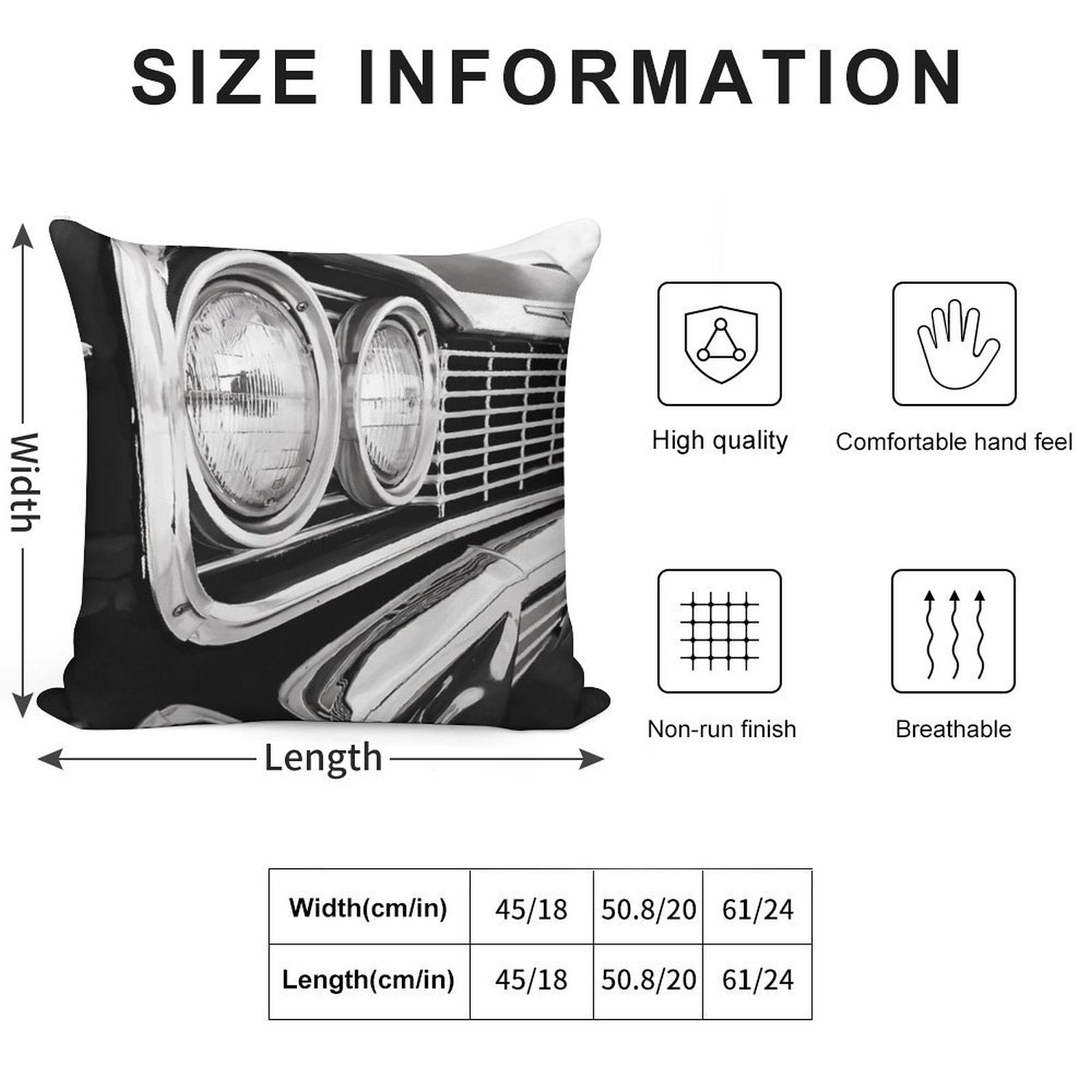 Baby Soft High-Density Material Throw Pillow