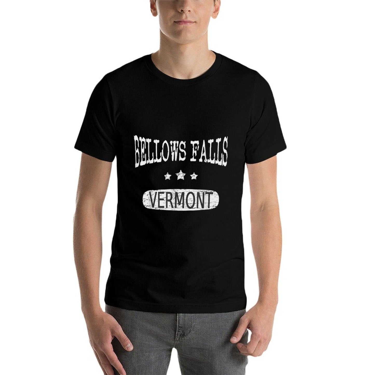 Vintage Bellows Falls Vermont  Affordable Price T-Shirt