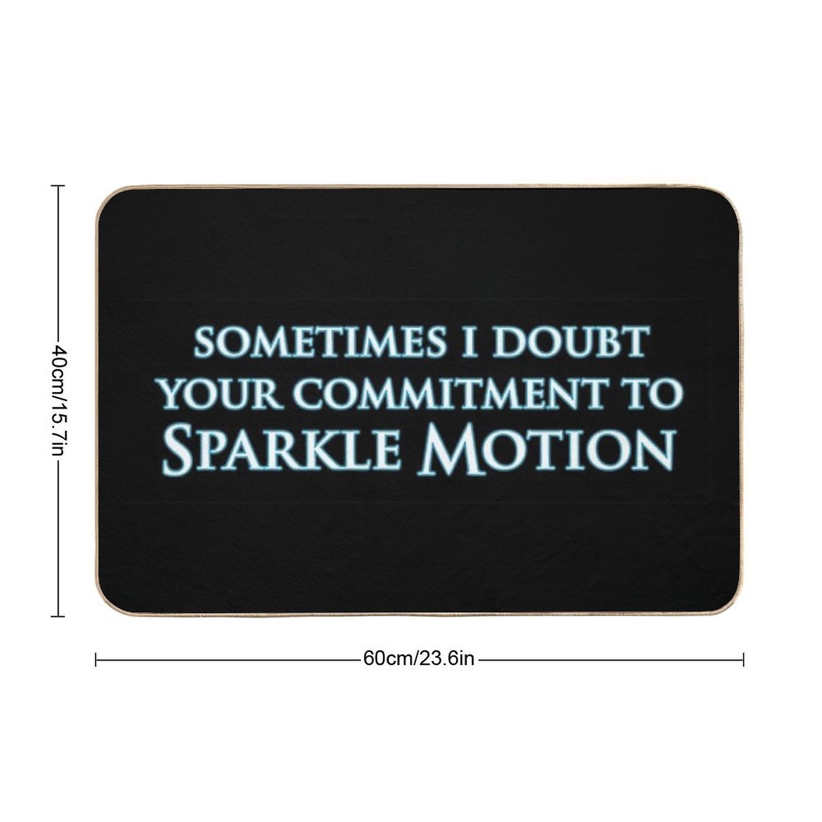 Sparkle Motion  Versatile Bath Mat