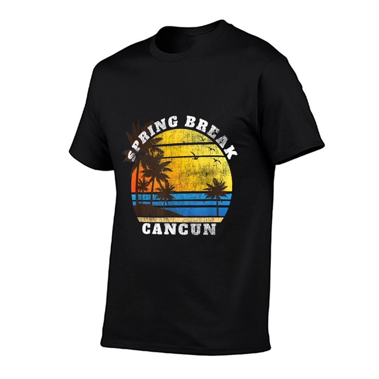 Spring Break Cancun Beach Matching Group Party Graphic-printed T-Shirt