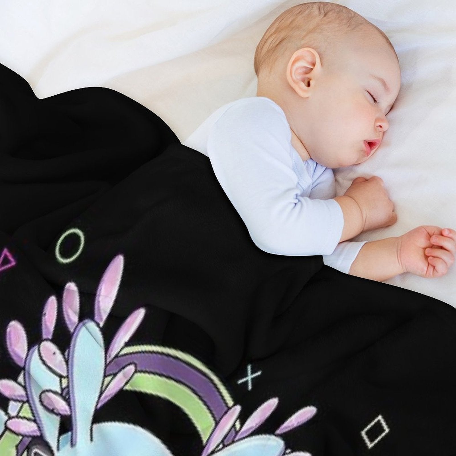 Gamesolotl Axolotl Video Gamer Kawaii Pastel Goth Anime Shrink-resistant Throw Blanket