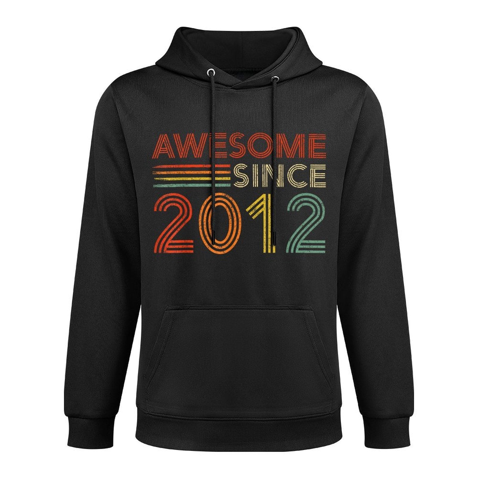 Awesome Since 2012 Born In 2012 Retro Vintage 12th Birthday Moisture-Wicking Hoodie