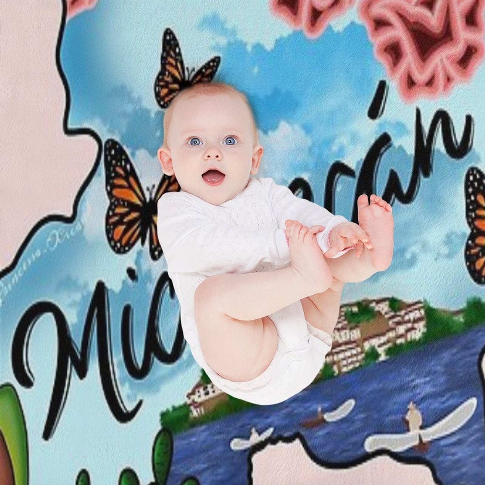 Michoacán Anti-pilling Throw Blanket