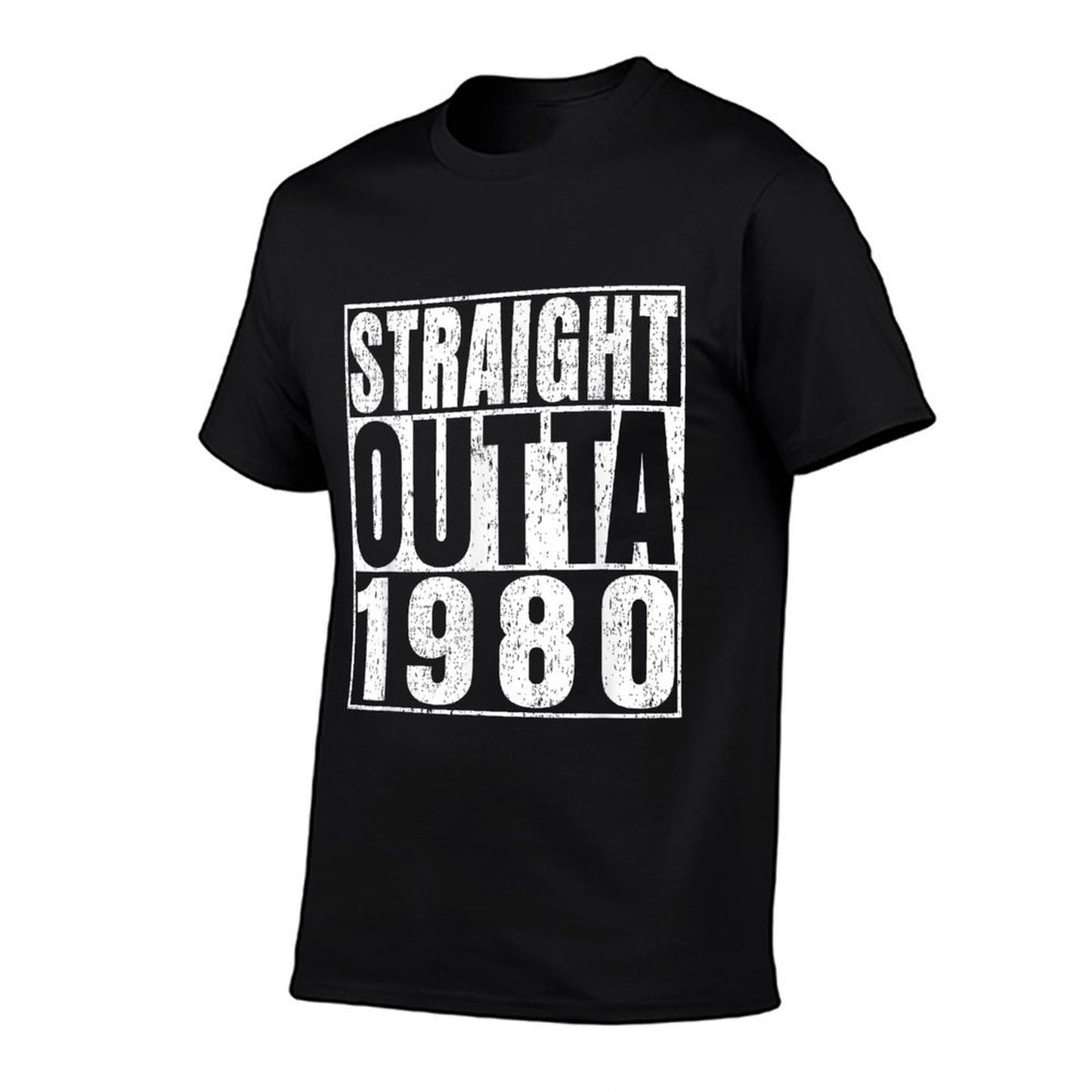 Straight Outta 1980 45 Years Old Gifts Vintage 45th Birthday Lightweight T-Shirt