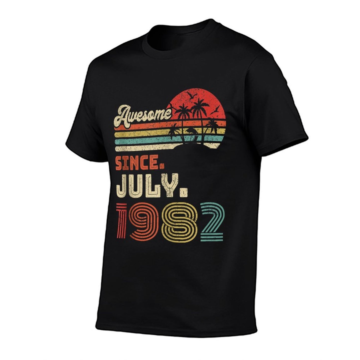 40 Year Old Awesome Since July 1982 40th Birthday  Easy-care T-Shirt