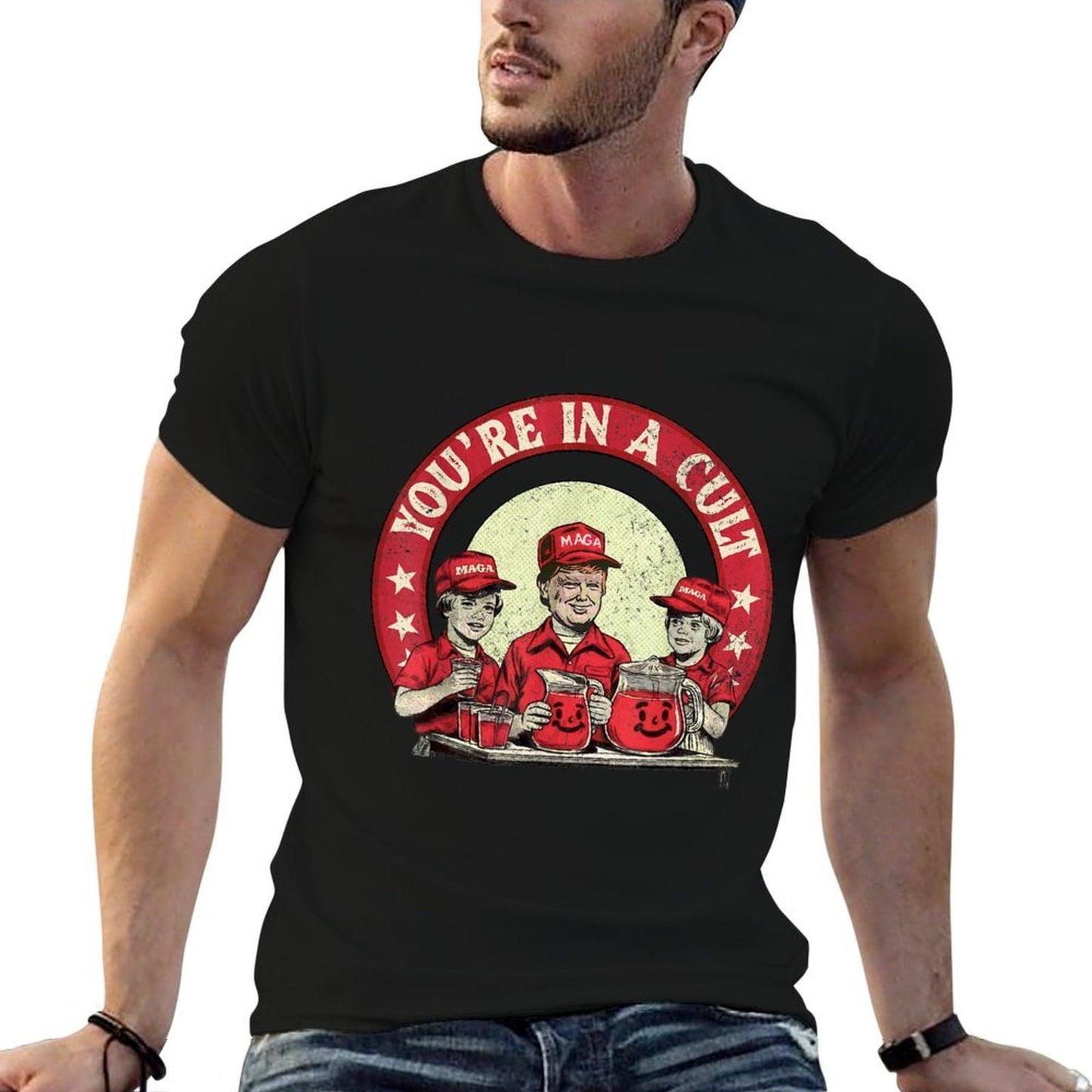You're In A Cult Funny Men Women Trendy Pattern T-Shirt