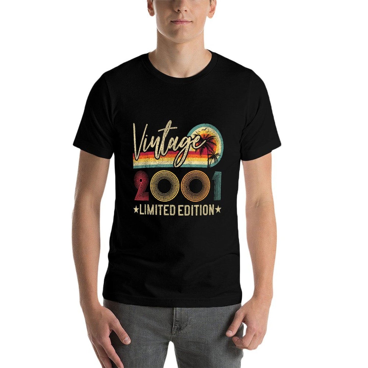 2001 21st Birthday Gift 21 Years Old Limited Edition Graphic-printed T-Shirt