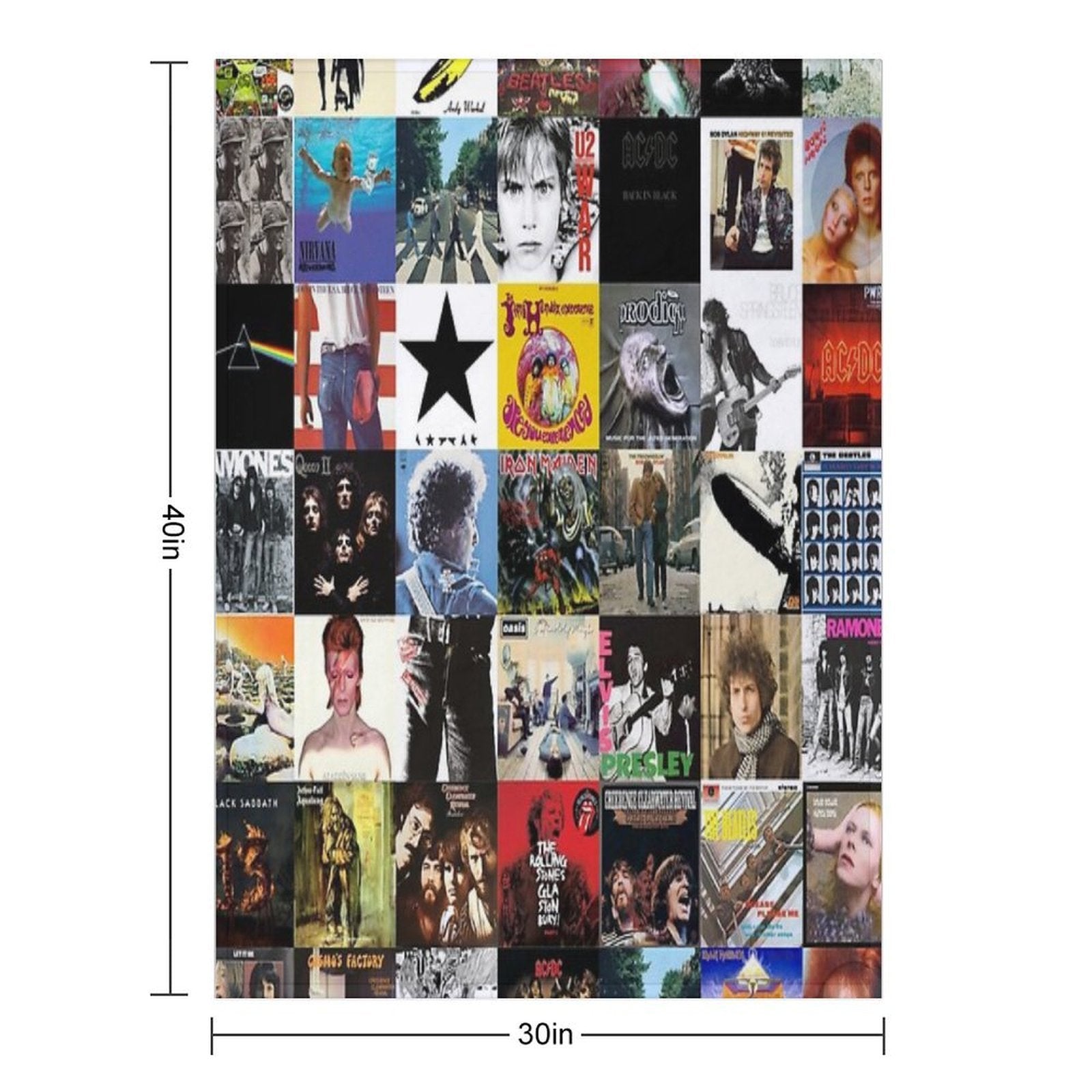 Vynil Lightweight Throw Blanket