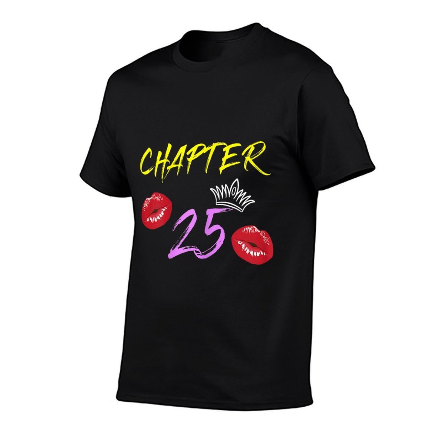 Womens Chapter 25 25th Birthday Gift Lips Breathable T-Shirt