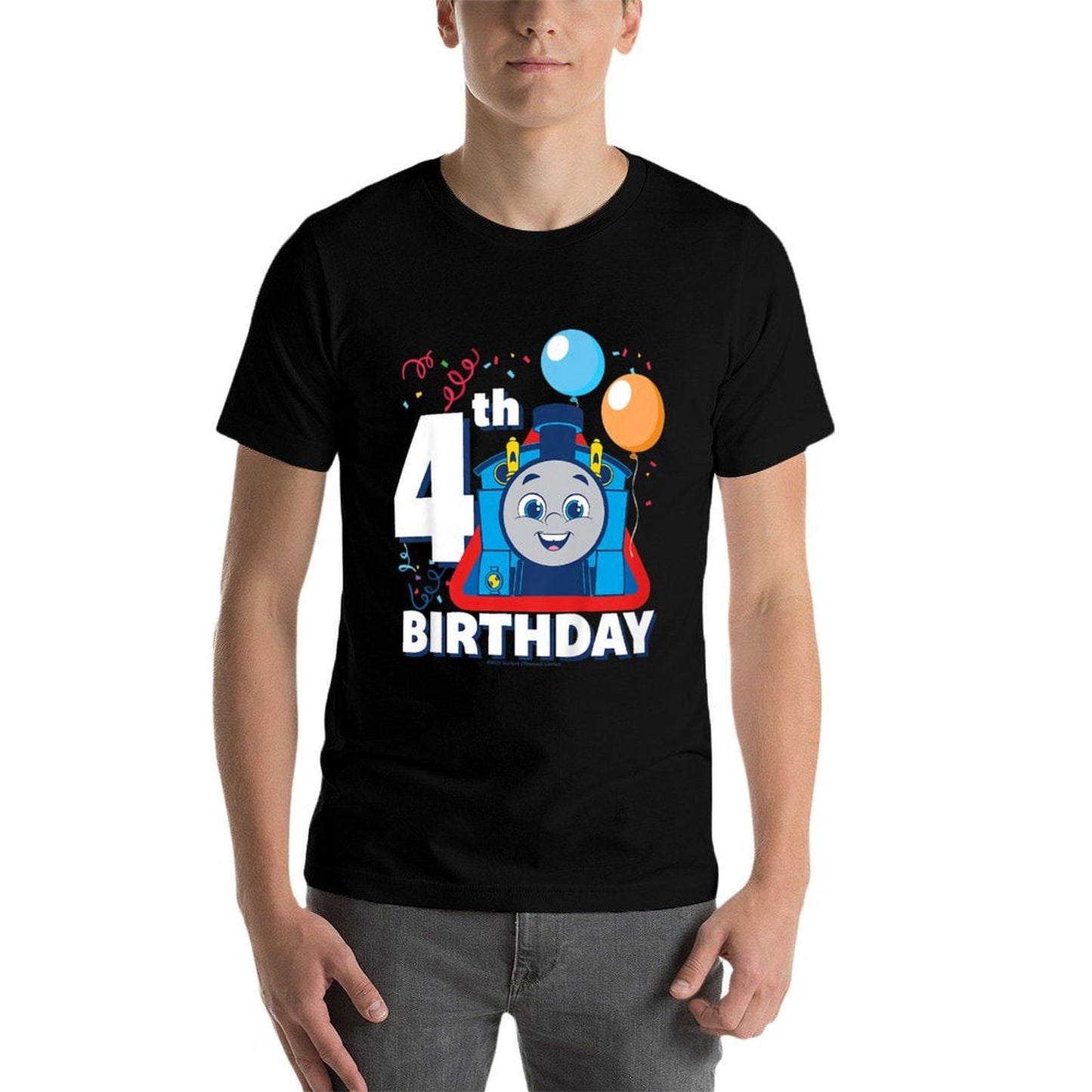 Thomas & Friends - Happy 4th Birthday  Breathable T-Shirt