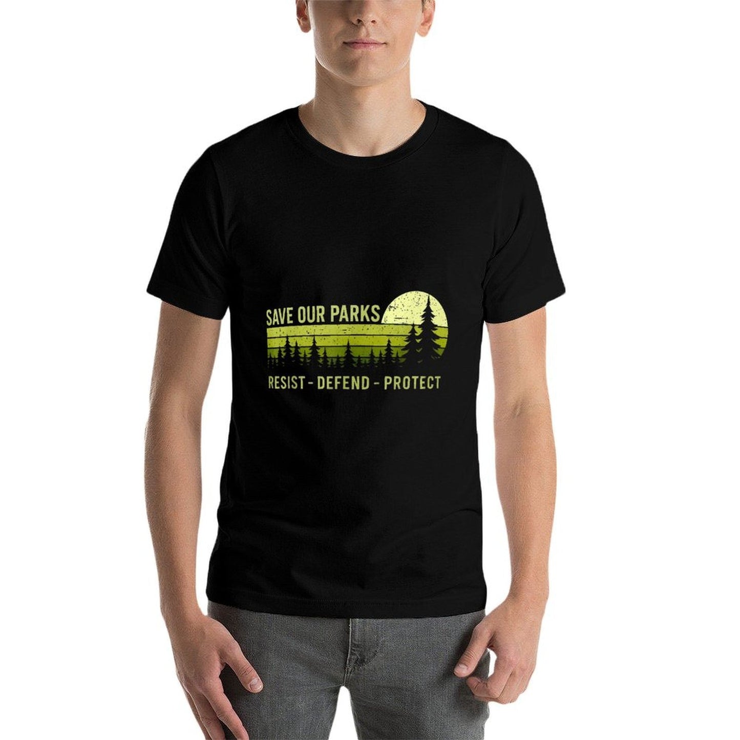 Vintage Save Our Parks Resist National Park Protect ALT US Odor-resistant T-Shirt