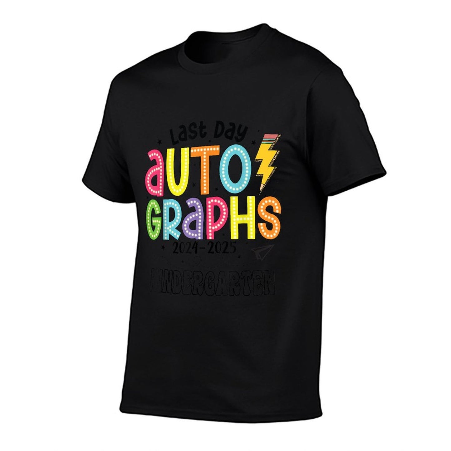 20242025 Last Day Autographs Kindergarten Graduation Vintage-inspired T-Shirt