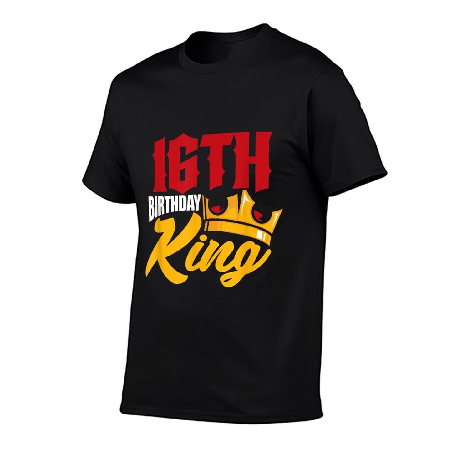 16th Birthday King Sixteen 16 Years Old Crown Affordable Price T-Shirt