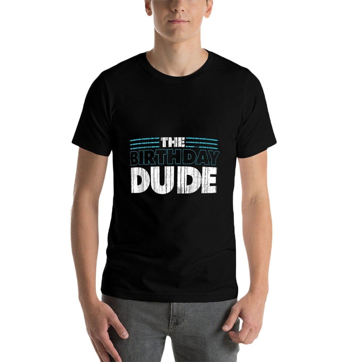 The Birthday Dude Birthday Party Celebration Wrinkle-resistant T-Shirt