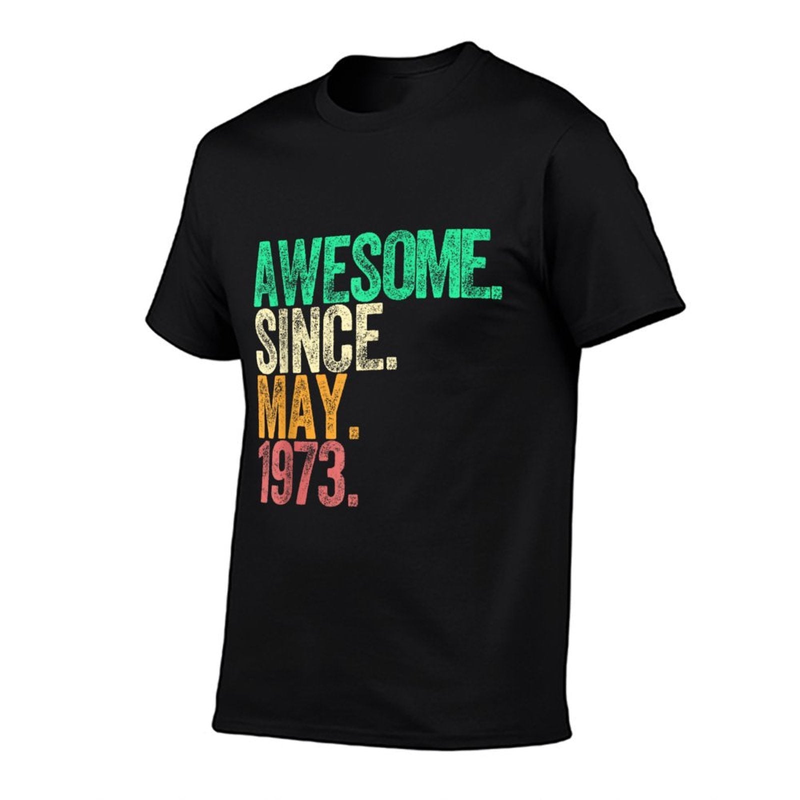 Awesome Since May 1973 50 Years Old 50th Birthday  Polyester Blend T-Shirt