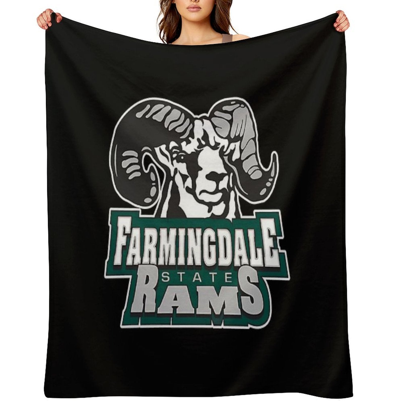Farmingdale State College Wrinkle-free Throw Blanket