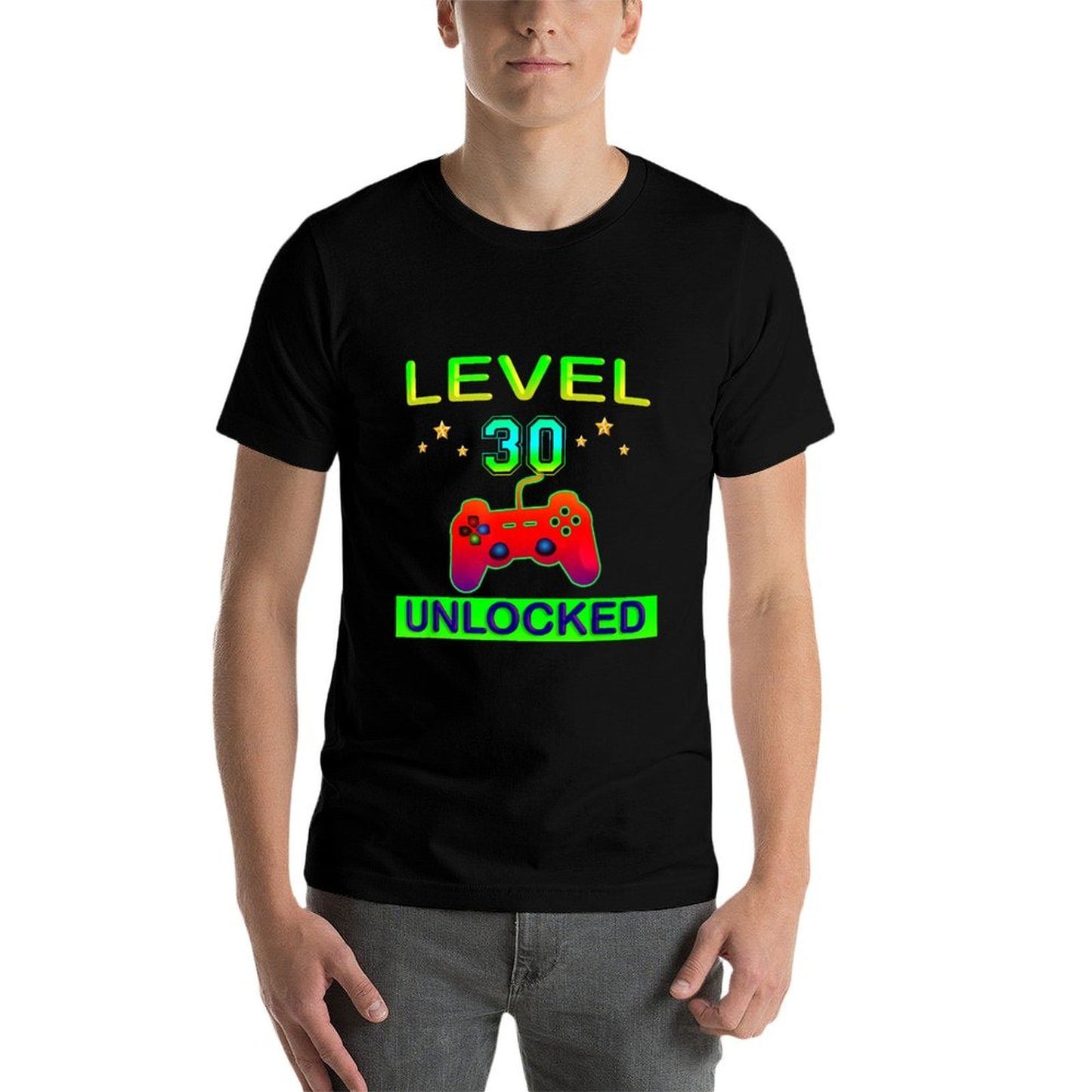30th Birthday Level 30 Unlocked Birthday Gifts  Eco-friendly Material T-Shirt