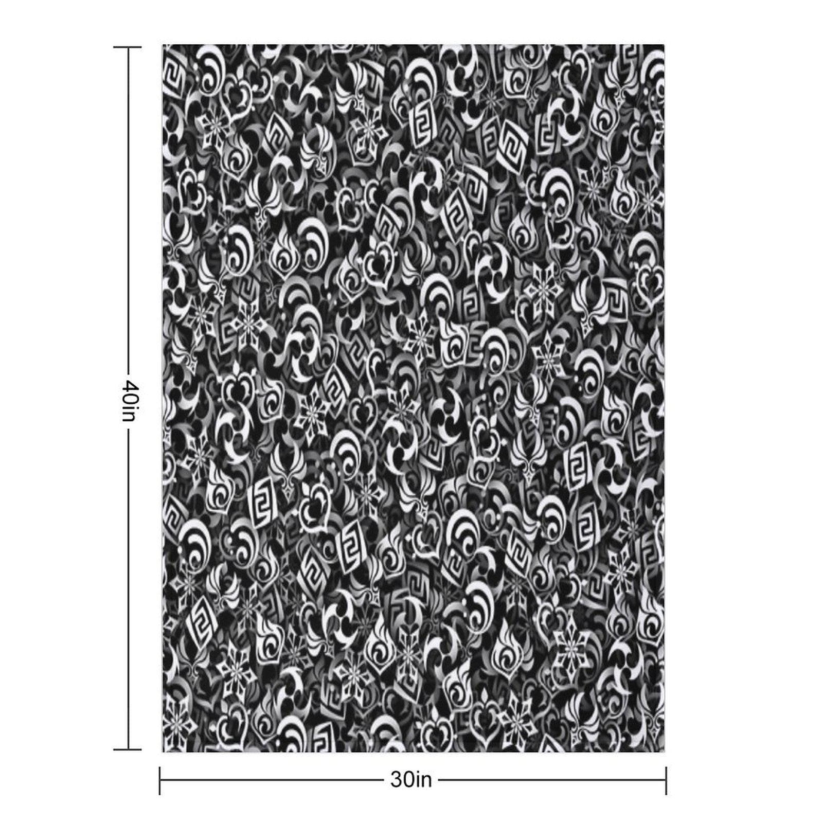 Genshin Impact Elements Versatility Throw Blanket