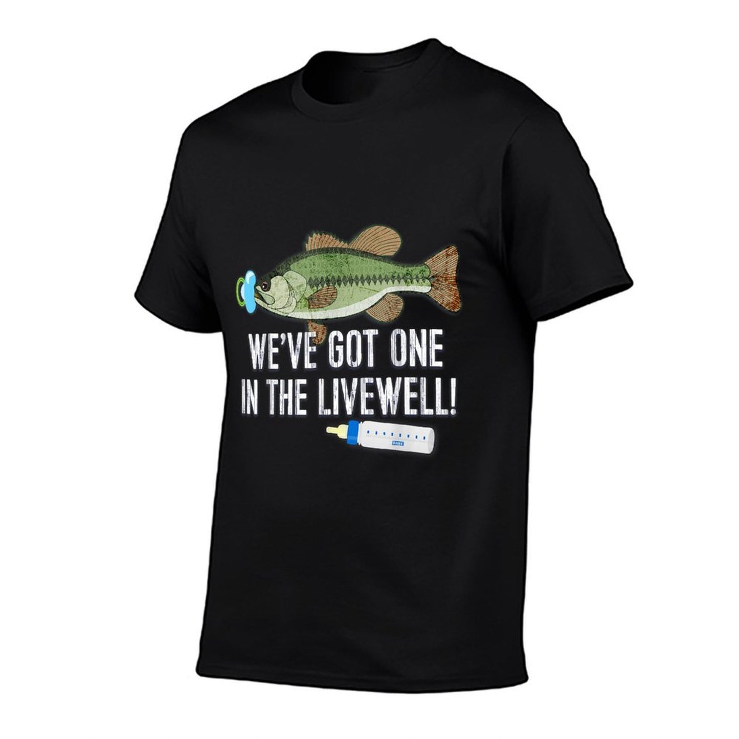 WEVE GOT ONE IN THE LIVEWELL! Parents Pregnancy Fade-proof Color T-Shirt