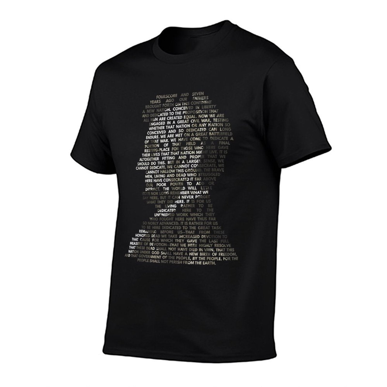 Abraham Lincoln Portrait Gettysburg Address  Affordable Price T-Shirt