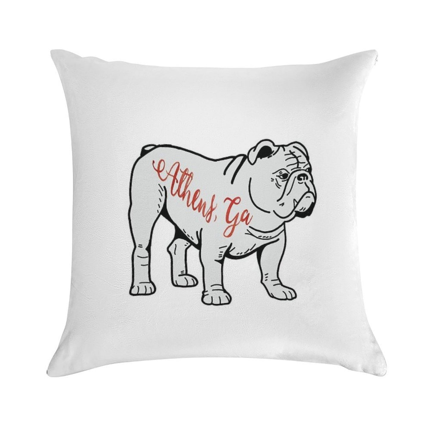 Athens Go Dawgs UGA Soft Anti-Pilling Throw Pillow