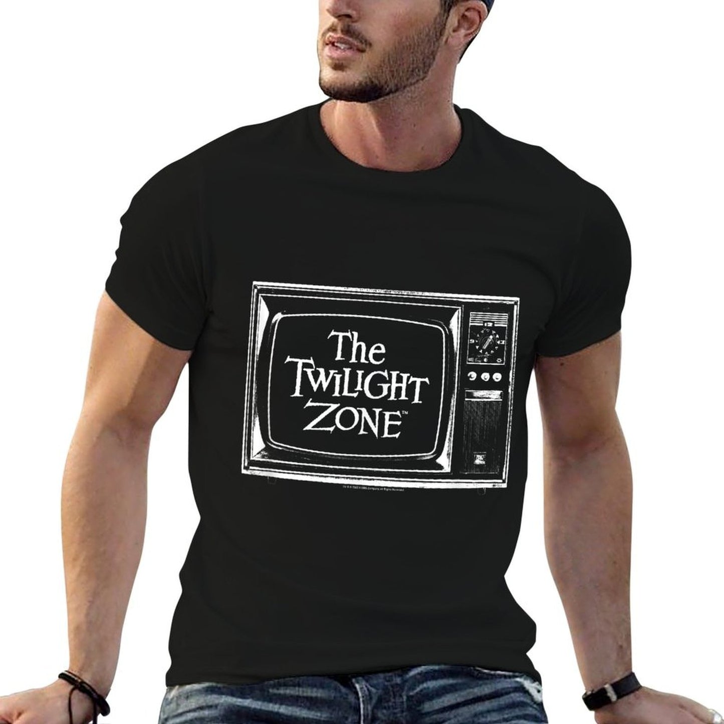 The Twilight Zone Vintage Television Logo Relaxed-fit T-Shirt